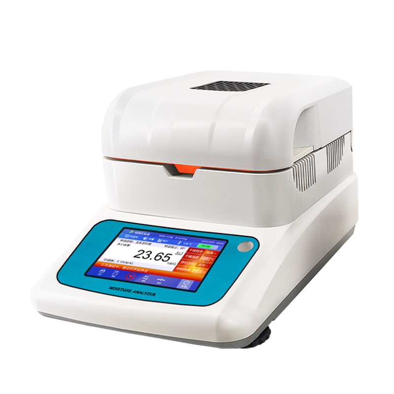 Touch screen moisture tester